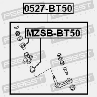 Фото 2 - Автозапчасть FEBEST MZSBBT50