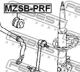 Фото 2 - Втулка стабілізатора FEBEST MZSBPRF