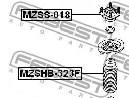 Фото 2 - Пильник/відбійник FEBEST MZSHB-323F (MZSHB323F)
