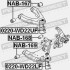 Сайлентблок переднього верхнього важеля - (545422S610, E45242S686, 54524VK385) FEBEST NAB167 (фото 2)