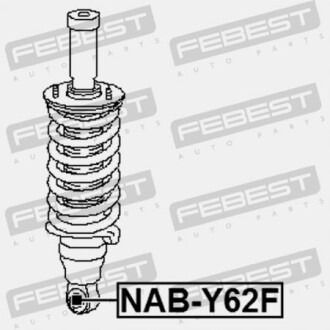 Фото 2 - Сайлентблок для амортизатора FEBEST NABY62F