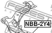 Фото 2 - Рычаг FEBEST NBB2-Y4