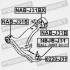 Пильник шарової опори Qashqai/X-Trail 07- - (40192CA00R, 54501JE20A, 54500JE20A) FEBEST NBJB-J31 (фото 2)