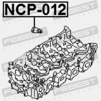 Фото 2 - Автозапчасть FEBEST NCP012