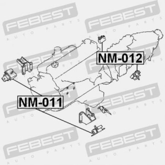 Фото 2 - Подушка двигуна FEBEST NM012