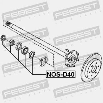 Фото 2 - Автозапчасть FEBEST NOSD40