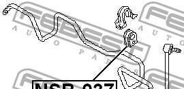 Фото 2 - Втулка стабілізатора FEBEST NSB037