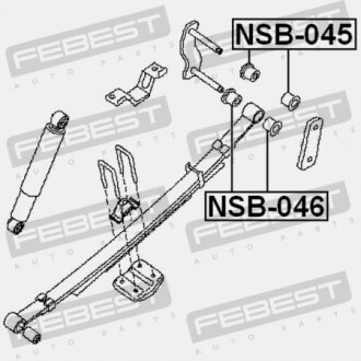 Фото 2 - Ресора FEBEST NSB046