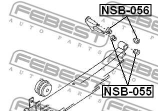 Фото 2 - Рессора FEBEST NSB056