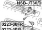 ВТУЛКА ПЕРЕДНЕГО СТАБИЛИЗАТОРА D25 (NISSAN X-TRAIL T30 2000-2006) - (546138H316, CVN15, 546138H315) FEBEST NSB-JT30F (фото 2)