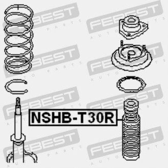 Фото 2 - Пыльник/отбойник FEBEST NSHBT30R