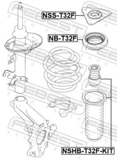 Фото 2 - Автозапчасть FEBEST NSHBT32FKIT
