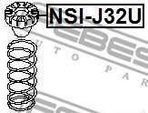 Фото 2 - Тарілка пружини FEBEST NSIJ-32L