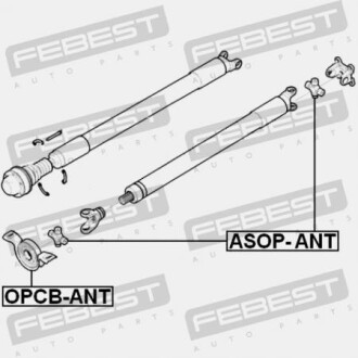 Фото 2 - Подшипник карданного вала FEBEST OPCBANT