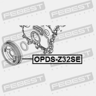 Фото 2 - Шків колінвалу / Демфер FEBEST OPDSZ32SE