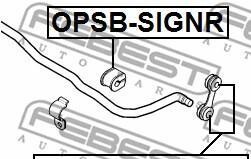 Фото 2 - Сайлентблок рычага FEBEST OPSB-SIGRKIT