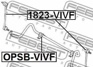 Фото 2 - Втулка стабілізатора FEBEST OPSB-VIVF (OPSBVIVF)