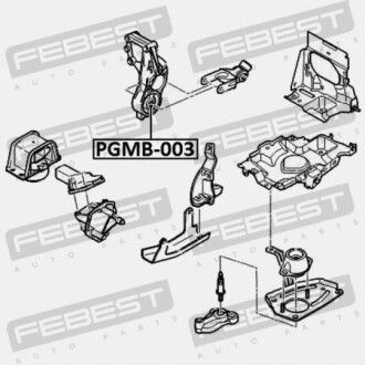 Фото 2 - Подушка двигуна FEBEST PGMB003
