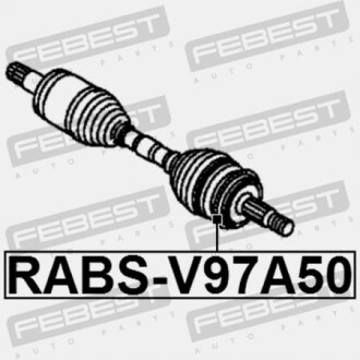 Фото 2 - Комплектуюча АБС FEBEST RABS-V97A50