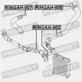 Фото 2 - Автозапчасть FEBEST RINGAH008