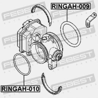 Фото 2 - Прокладка впускного коллектора FEBEST RINGAH-010 (RINGAH010)