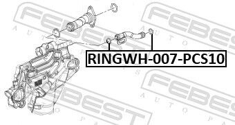 Фото 2 - Автозапчастина FEBEST RINGWH007PCS10