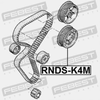 Фото 2 - Розподільний вал FEBEST RNDS-K4M (RNDSK4M)