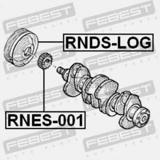 Фото 2 - Коленвал FEBEST RNES-001 (RNES001)