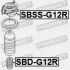 Опора амортизатора задн sbss-g12r - (20370FG012, 20370FG001, 20370FG000) FEBEST SBSSG12R (фото 2)