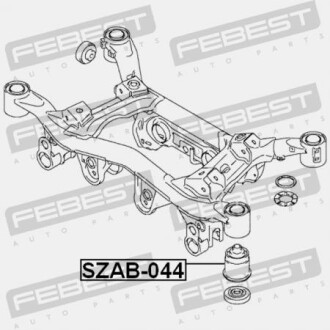 Фото 2 - Сайлентблок подрамника FEBEST SZAB044