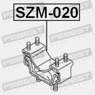 Фото 2 - Подушка двигуна FEBEST SZM-020