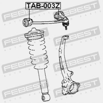 Фото 2 - Сайлентблок рычага FEBEST TAB-003Z (TAB003Z)