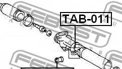 Фото 2 - Сайлентблок рулевой рейки FEBEST TAB011