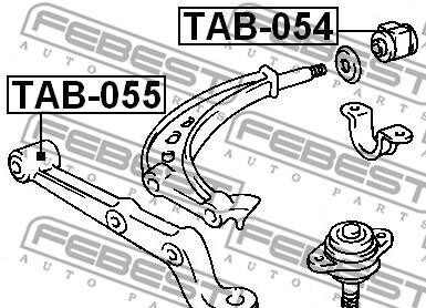 Фото 2 - Сайлентблок рычага FEBEST TAB0-54