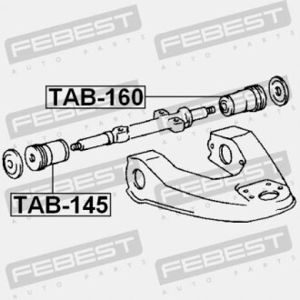 Фото 2 - Сайлентблок важеля FEBEST TAB-160 (TAB160)