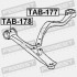 Сайлентблок переднього нижнього важеля - (4806930300, 4806830300, 4806930290) FEBEST TAB178 (фото 2)