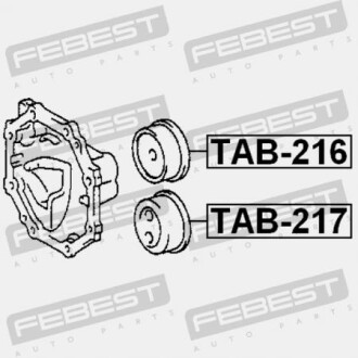 Фото 2 - Сайлентблок підвіски FEBEST TAB-217