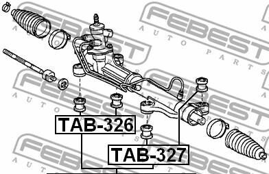 Фото 2 - Сайлентблок рулевой рейки FEBEST TAB327