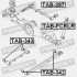 Сайлентблок заднього подовжнього важеля - (48702B4010, 48710BZ070, 48702BZ010) FEBEST TAB343 (фото 2)
