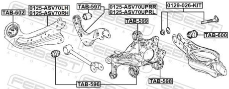 Фото 2 - Автозапчастина FEBEST TAB597