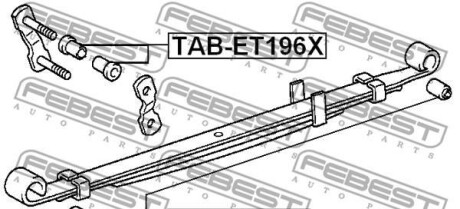 Фото 2 - Рессора FEBEST TABC-T199