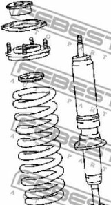 Фото 2 - Сайлентблок амортизатора FEBEST TABS-A200F (TABSA200F)