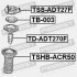 Підшипник опори амортизатора перед. RAV 4/Avensis 08- - (4861928010) FEBEST TB-003 (фото 2)