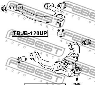 Фото 2 - Рычаг FEBEST TBJB120LOW