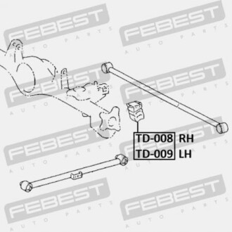 Фото 2 - Пильник/відбійник FEBEST TD009
