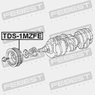 Фото 2 - Шків колінвалу / Демфер FEBEST TDS1MZFE