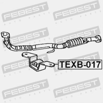 Фото 2 - Крепления выхлопной системы FEBEST TEXB-017 (TEXB017)