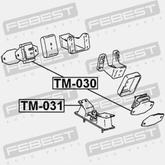 Фото 2 - Подушка двигуна FEBEST TM-031 (TM031)