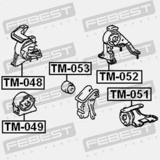 Фото 2 - Подушка двигуна FEBEST TM052