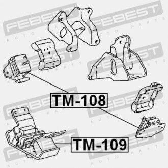 Фото 2 - Подушка двигуна FEBEST TM-108 (TM108)
